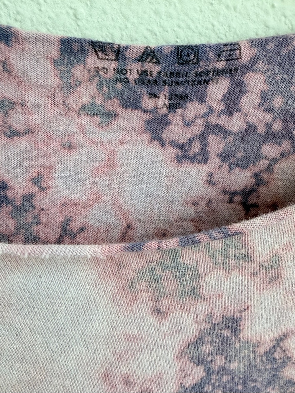 Custom "Wisconsin Dairyland" Patch Distressed Bleach Tee - Picture 3 of 12